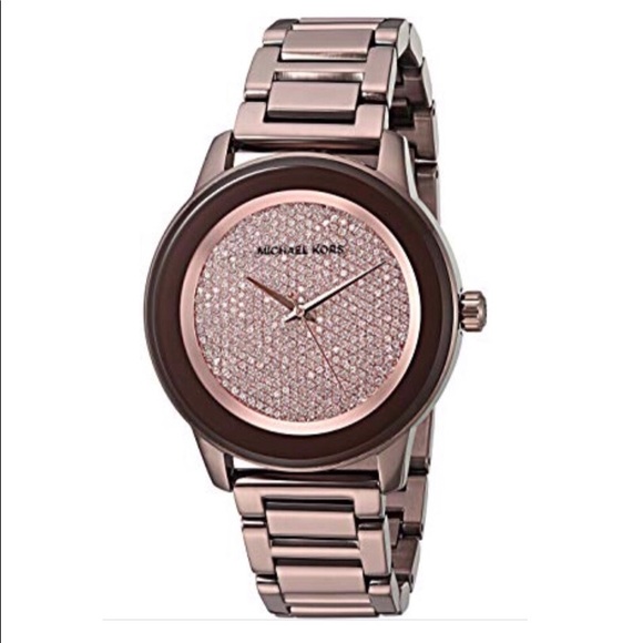Michael Kors Accessories - Michael Kors Kinley Sable Pavé Dial Watch